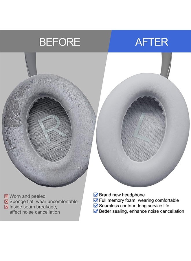 PCOMORE Replacement Ear Pads for Bose 700 Noise Cancelling Headphones NC700 – Soft PU Leather, Memory Foam, Extra Thick & Durable Ear Cushions – Comfortable Headphone Pads - Image 4